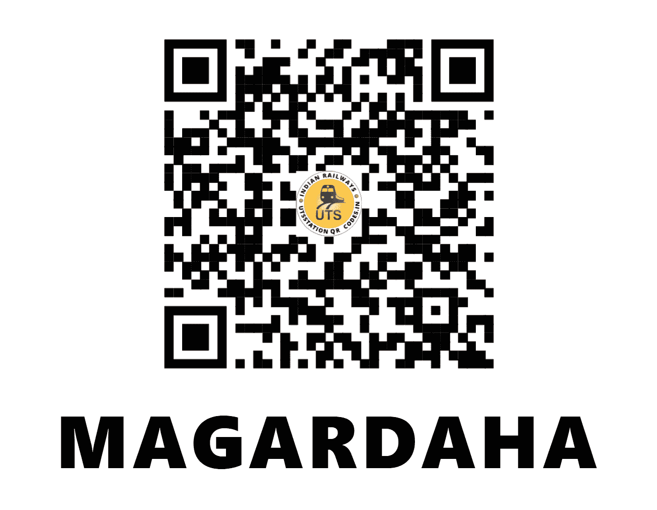 UTS QR Code for MAGARDAHA - MWF - EC (UTTAR PRADESH)